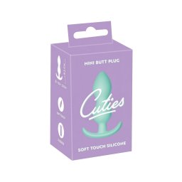 Cuties Mini Butt Plug - szilikon anál plug - menta (2,3cm)