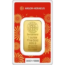 Argor Heraeus 1 Oz - Kígyó éve (2025) - befektetési aranylap