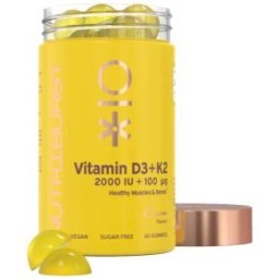 Nutriburst Premium Vitamin D3 & K2 gumivitamin - 60db