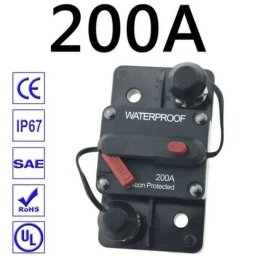 Akkumulátor Kábel Biztosíték Automata 12-48v 200a (5717)