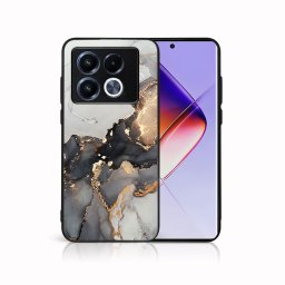 PROTEMIO MY ART Védőburkolat a Infinix-hez Note 40 Pro GREY MARBLE (140)