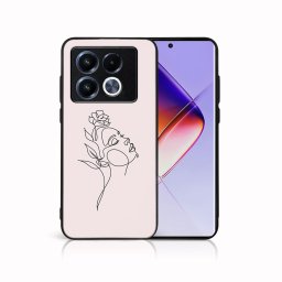 PROTEMIO MY ART Védőburkolat a Infinix-hez Note 40 Pro ROSE GIRL (198)