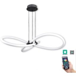 FIORA Ledes Egyágú függeszték 24W, 49W 3900lm, 4100lm, 7800lm Változtatható fehér