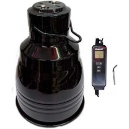 Giangarden terrárium lámpabura digitális vezérlővel (100 W | E27 kerámia izzófoglalattal | Átmérő: 14 cm; Magasság: 18 cm)