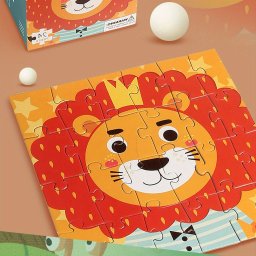 24 darabos puzzle mini méretű gyermek oktató játék