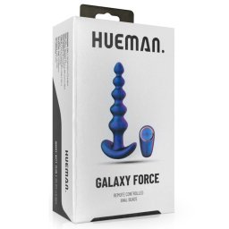 Hueman - Galaxy Force vibrációs anál gyöngysor, távirányítóval