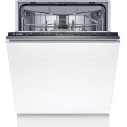 Bosch SMV25EX02E Beépíthető mosogatógép, bútorlap nélkül 13 teríték, 9.5 L fogyasztás, 5 program, 48 dB zajszint, E energia, Felső evőeszköztartó , 60 cm, Digit. kijelző nélkül, Automata ajtónyitás nélkül