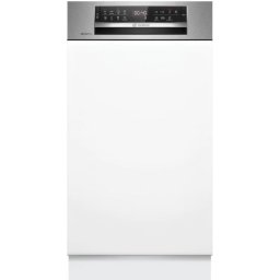 Bosch SPI6EMS17E Beépíthető mosogatógép, bútorlap nélkül 10 teríték, 8.9 L fogyasztás, 8 program, 44 dB zajszint, C energia, Felső evőeszköztartó , 45 cm, Digit. kijelző, Automata ajtónyitással