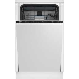 Beko BDIS38120Q Beépíthető mosogatógép, 11 teríték,8.7 L,8 prog.,46 dB,E,Felső evőeszk.,45 cm,Digit.kijelző, Autom.ajtónyit.nélkül