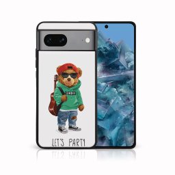 PROTEMIO MY ART Védőburkolat Google Pixel 8 BEAR (177)-hoz