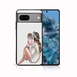 PROTEMIO MY ART Védőhuzat Google Pixel 8 BABY számára GIRL (111)
