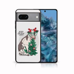 PROTEMIO MY ART Borító karácsonyi mintával Google Pixel 8 VIDÁM CHRISTMAS (074)