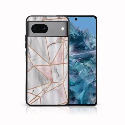 PROTEMIO MY ART Védőburkolat Google Pixel 8 PINK MARBLE-hoz (143)