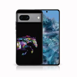 PROTEMIO MY ART Védőburkolat Google Pixel 8 HORSE (249) számára