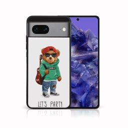 PROTEMIO MY ART Védőburkolat Google Pixel 8a BEAR (177)-hoz