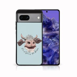 PROTEMIO MY ART Védőburkolat Google Pixel 8a HAPPY COW (181)-hoz