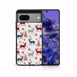 PROTEMIO MY ART Borító karácsonyi mintával Google Pixel 8a DEER (068)