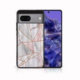 PROTEMIO MY ART Védőburkolat Google Pixel 8a PINK MARBLE-hoz (143)