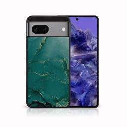 PROTEMIO MY ART Védőburkolat Google Pixel 8a GREEN MARBLE-hoz (145)