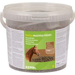 Kerbl Delizia MultiVital pellet - Komplex vitaminkészítmény lovaknak 4 kg