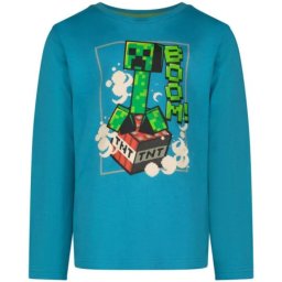 Minecraft gyerek hosszú ujjú póló, felső 6 év, 8 év, 9 év, 10 év, 12 év Nr6