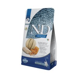 N&D Cat Ocean Kitten sütőtök, tőkehal & sárgadinnye 300gr