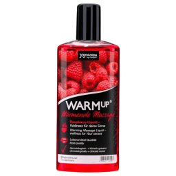 JoyDivision WARMup - melegítő masszázsolaj - málna (150 ml)