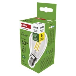 LED izzó Filament Mini Globe A CLASS / E14 / 3,8 W (60 W) / 806 lm / Természetes fehér
