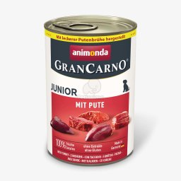 Animonda GranCarno Junior kutyakonzerv - pulyka 400 g