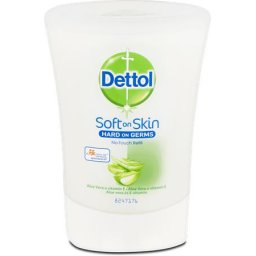 DETTOL Folyékony szappan utántöltő, 250 ml, DETTOL, Aloe Vera és E-vitamin
