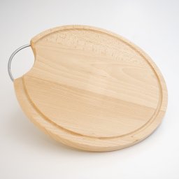 BestOn Vágódeszka kerek fém füles 20 cm fa 2770217029