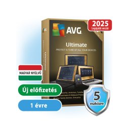 AVG Ultimate 5 eszközre, 1 évre