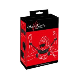 Bad Kitty - nyak-csukló-boka bilincs (fekete)