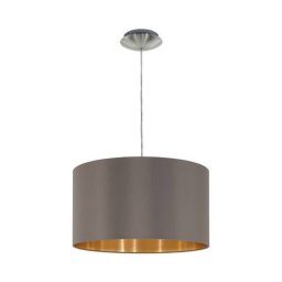 EGLO , 31603 , MASERLO , függeszték , E27 , 1X60W , IP20 , cappuccino, arany