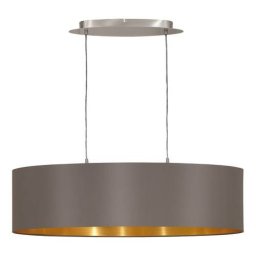 EGLO , 31614 , MASERLO , függeszték , E27 , 2X60W , IP20 , cappuccino, arany