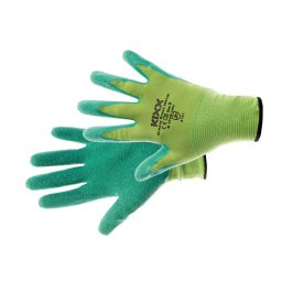 GROOVY GREEN Kesztyű nejlon latex zöld 9