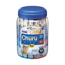 Inaba Cat Vet Churu Diet jutalomfalatok - csirke & tonhal 50 x 14 g