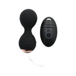 Rimba Cannes - akkus, rádiós vibrációs tojás (fekete)