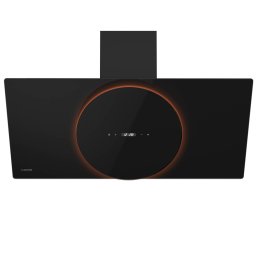 Klarstein Total Eclipse páraelszívó | LED világítás | Érintővezérlés | 594,2 m³/h | Kivezetéses/körbeforgatásos (CGCH2_Tot.Ecl._90BK)