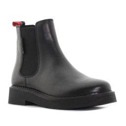 Tommy Hilfiger TJW Chelsea Flatform fekete női bokacsizma