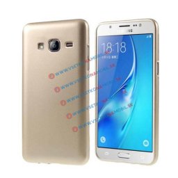 Szilikon védőburkolat Samsung Galaxy J3 2016 arany
