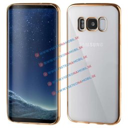 METALLIC Szilikon tok Samsung Galaxy S8 Plus arany