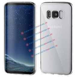 METALLIC Szilikon huzat Samsung Galaxy S8 Plus ezüst