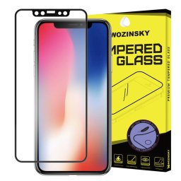 3D Edzett (edzett) üveg Apple iPhone X / XS / 11 Pro fekete