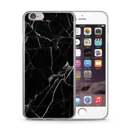 PROTEMIO MY ART kryt Apple iPhone SE 2022 / 2020 / 7 / 8 BLACK MARBLE (142)