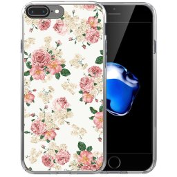 PROTEMIO MY ART kryt Apple iPhone 7 Plus / 8 Plus PINK ROSES (016)