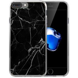 PROTEMIO MY ART kryt Apple iPhone 7 Plus / 8 Plus BLACK MARBLE (142)