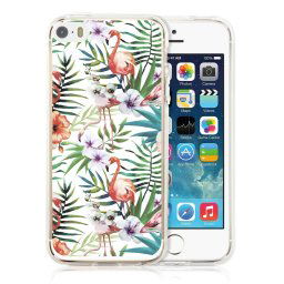 PROTEMIO MY ART kryt Apple iPhone 5 / 5S / SE FLAMINGOS (009)