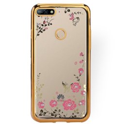 BLOOM TPU borító Huawei Y7 Prime 2018 arany