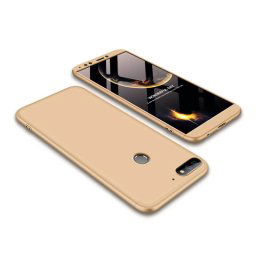 360° védőtok Huawei Y7 Prime 2018 aranyhoz